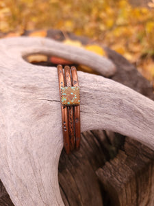 Patagonia Copper and Turquoise Bracelet Set
