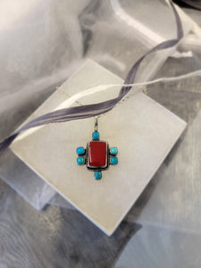 Rosarita and Turquoise Necklace